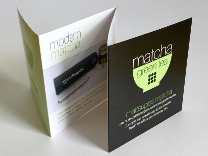 Matcha Green Tea Leaflet