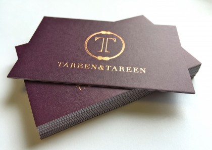 Tareen & Tareen business cards